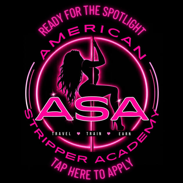 black & pink ASA logo